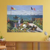 Toile Monet - Terrasse à Sainte Adresse (Insitu(Salon))