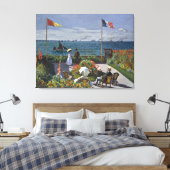 Toile Monet - Terrasse à Sainte Adresse (Insitu(Chambre))