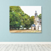 Toile Monet - The Chapel Notre-Dame artwork, (Insitu (Plancher de Bois))