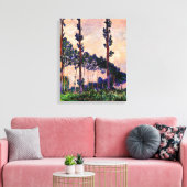 Toile Monet - Trois arbres en gris (Insitu(Salon))
