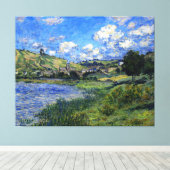 Toile Monet - Vetheuil, Paysage (Insitu (Plancher de Bois))