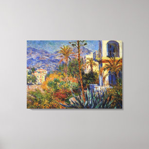 Toile Monet - Villas à Bordighera