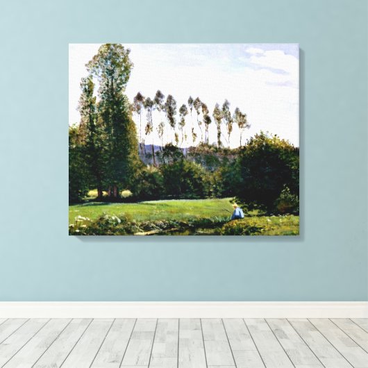 Toile Monet - Vue sur Rouelles Le Havre (Insitu (Plancher de Bois))