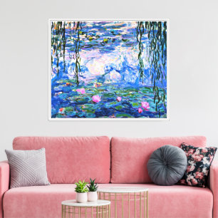 Toile Monet - Water Lilies, 1919,