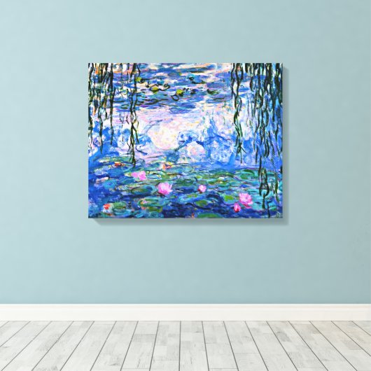 Toile Monet - Water Lilies, 1919, (Insitu (Plancher de Bois))
