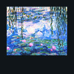 Toile Monet - Water Lilies, 1919,<br><div class="desc">Claude Monet célèbre peinture,  Water Lilies,  1919.</div>