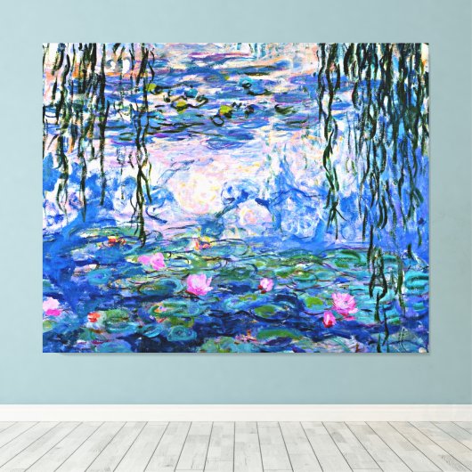 Toile Monet - Water Lilies, 1919, (Insitu (Plancher de Bois))