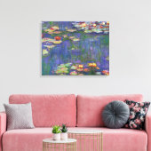 Toile Monet Water Lilies Chef-d'oeuvre Peinture (Insitu(Salon))