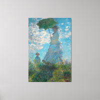 Monet Woman avec Parasol Fine Art