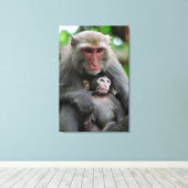 Toile Monkey Breast Nourrir Son Bébé (Insitu (Plancher de Bois))