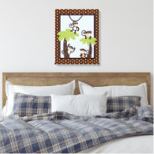 Toile Monkey Time Mod Singe 16x20 Canvas Nursery Art (Insitu(Chambre))