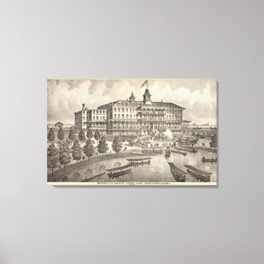 Toile Monmouth House, Spring Lake Beach, New Jersey (Recto)