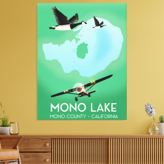 Toile Mono Lake, Mono County, Californie affiche de voya (Insitu(Salon))