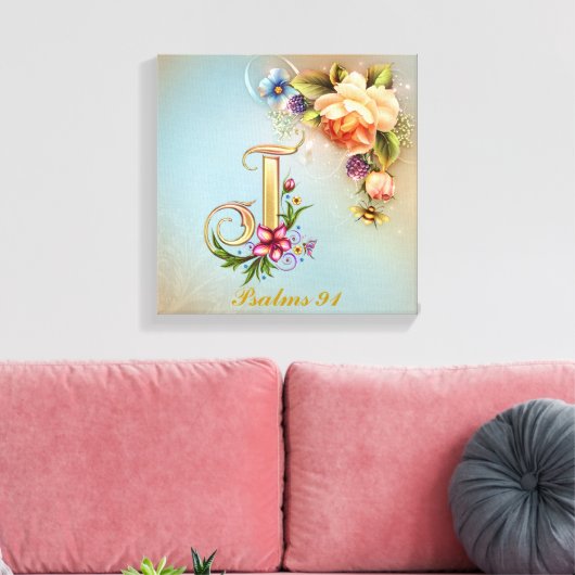 Toile Monogram J Premium Wrapped (Gloss) (Insitu(Salon))