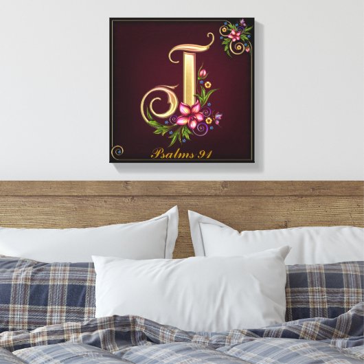 Toile Monogram J Premium Wrapped (Gloss) (Insitu(Chambre))