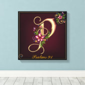 Toile Monogram P Premium Wrapped (Gloss) (Insitu (Plancher de Bois))