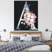 Toile Monogramme A Floral Blues (Insitu(Chambre))