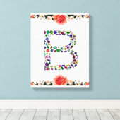 Toile Monogramme B (Insitu (Plancher de Bois))