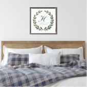 Toile Monogramme de la famille Green sur toile, initiale (Insitu(Chambre))