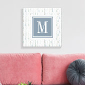 Toile Monogramme | Motif de flèches d'aquarelle (Insitu(Salon))