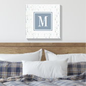 Toile Monogramme | Motif de flèches d'aquarelle (Insitu(Chambre))
