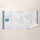 Toile Monogrammed Parisianne Bath Towel Badhanddoek (Badhanddoek)