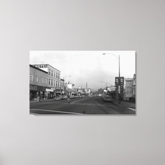 Toile Monroe, WA - Centre-ville Street Scene (Recto)