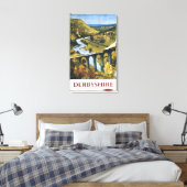 Toile Monsal Dale, train et viaduc British Rail (Insitu(Chambre))