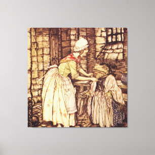 Toile Monsieur Toad s'habille par Arthur Rackham