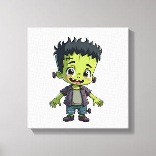 Toile Monstre de Frankenstein � T-shirt de dessin animé