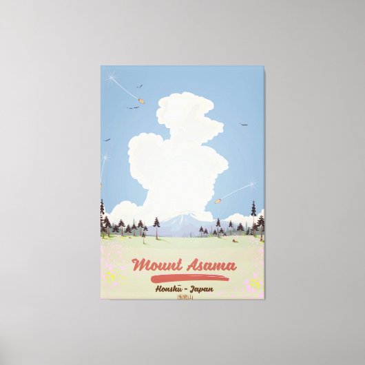 Toile Mont Asama Honshu. (Recto)