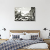Toile Mont Blanc des Thermes de Saint-Didier (Insitu(Chambre))