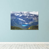 Toile Mont Chapman et lac Wurdeman (Insitu (Plancher de Bois))