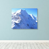Toile Mont Cook (Aoraki) Peak, Nouvelle-Zélande (Insitu (Plancher de Bois))