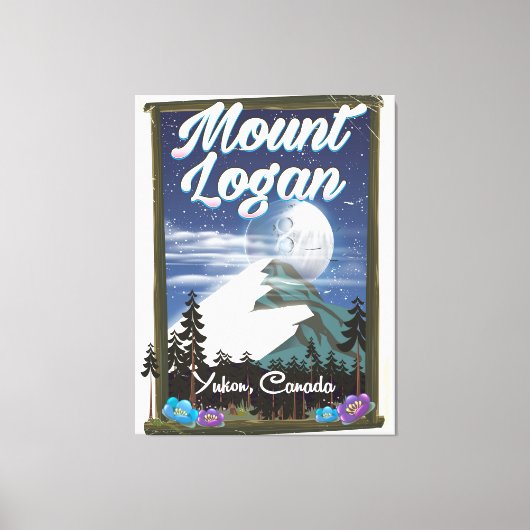 Toile Mont Logan, Yukon, Canada (Recto)