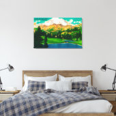 Toile Mont Rainier du lac Tipsoo au col Chinook (Insitu(Chambre))
