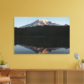 Toile Mont Rainier Lever de soleil réfléchi I (Insitu(Salon))