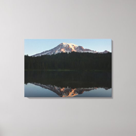 Toile Mont Rainier Lever de soleil réfléchi I (Recto)