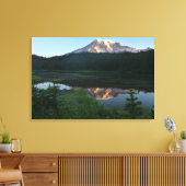 Toile Mont Rainier Lever de soleil réfléchi II (Insitu(Salon))
