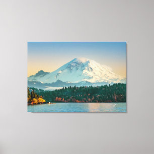 Toile Mont Rainier Sur Le Lac Washington Fine Art Grand