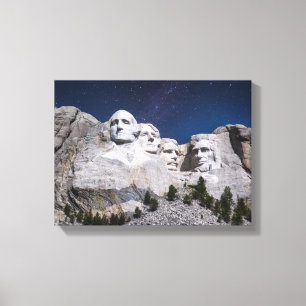 Toile Mont Rushmore Timelapse Sky