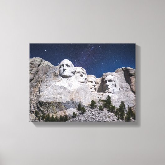 Toile Mont Rushmore Timelapse Sky (Recto)