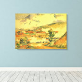 Toile Mont Sainte Victoire par Paul Cezanne, Art ancien (Insitu (Plancher de Bois))