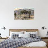 Toile Mont San Jacinto Angel Vue à travers les palmiers (Insitu(Chambre))