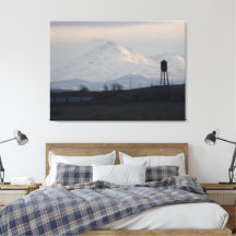 Mont Shasta Coucher de soleil sur la neige 1