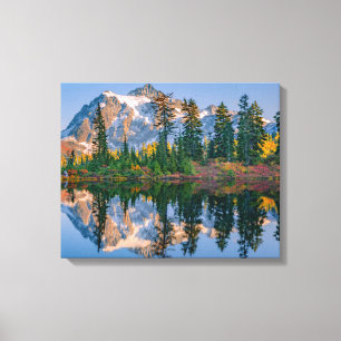 Toile Mont Shuksan reflété dans le lac Reflection