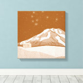 Toile Mont Taranaki (Insitu (Plancher de Bois))