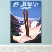 Toile Mont Tremblant Ski Canada (Insitu (Plancher de Bois))