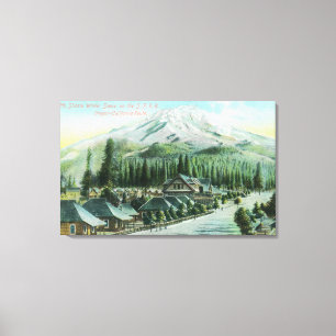 Toile Montagne de Southern Pacific Railroad