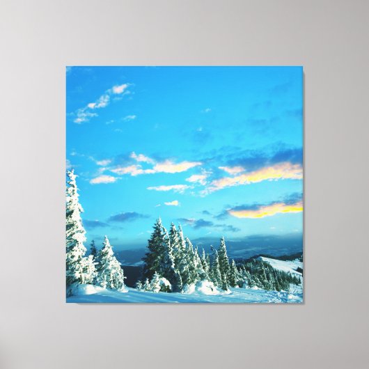 Toile montagne gelée (Recto)
